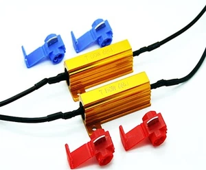 Resistencia de carga resistencia 50 vatios 6 ohmios casquillo base intermitente luz de marcha atrás LED - Imagen 1 de 1