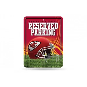 11" kansas city chiefs nfl football team fan logo street reserved parking sign - Picture 1 of 1