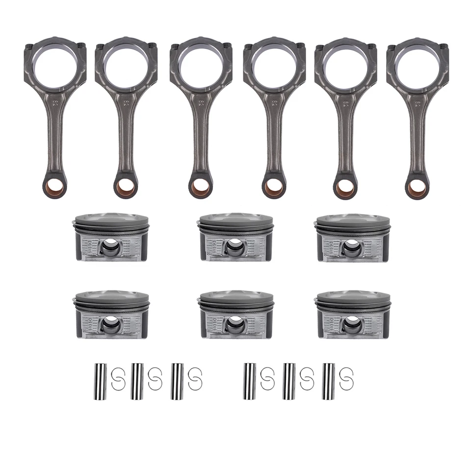 Kit de anillos de pistón y bielas para camioneta Toyota 4Runner Tundra 2003-2009 Foto 1 de 4