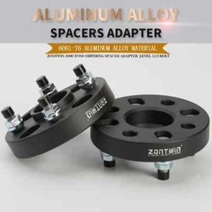 2Pieces PCD 4x100 ID=OD=56.1mm Car Aluminum Wheel Spacer Adapter - Picture 1 of 24