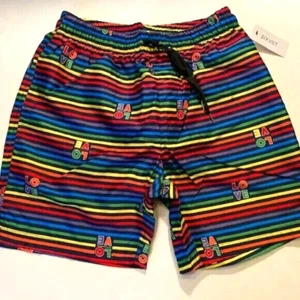 2(X)ist - Größe XL PRIDE "Catalina" Badeshorts - Schwarz/PRIDE Farben (511601XL) - Bild 1 von 7
