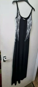 Innocent Long Black Dress Angel Wings Size Small Literally Just Tried On - Picture 1 of 1