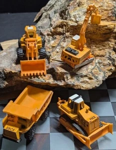 RBCS & PACO Construction Vehicles Excavator Dump Truck Bulldoser Frontloader Toy - Picture 1 of 19
