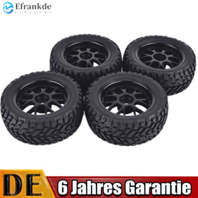 4x Modellauto Front Rear Reifen Räder Tire für 1/10 Hsp Redcat Traxxas RC LKW - Bild 1 von 4