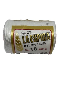 Hilos ~ La Espiga ~ 100% nylon ~ white ~ no18 - Picture 1 of 1