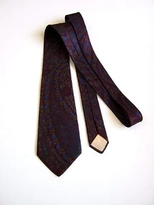 Pierre Cardin Paris Paisley Pure Silk Made IN Italy Original - Picture 1 of 3