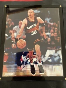 NBA Jason Kidd Autographed Phoenix Suns 8x10 Photo Framed - Picture 1 of 1