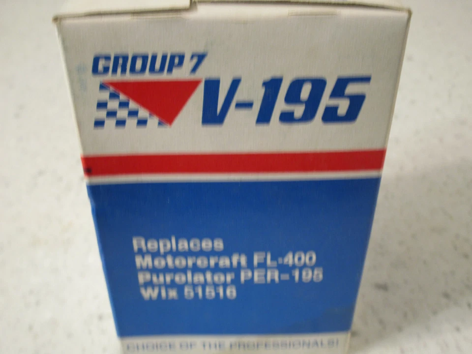 Engine Oil Filter Group 7 V195 - Изображение 1 из 4