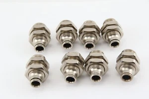 Norgren Pneufit Schottverschraubung, 3/8 Außendurchmesser Steckschnellkupplung, Teile-Nr. 120290600 - Bild 1 von 8