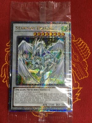 Yugioh Stardust Dragon Sealed 25th Anniversary Tin Quarter Century TN23-EN016 - Image 1 of 2