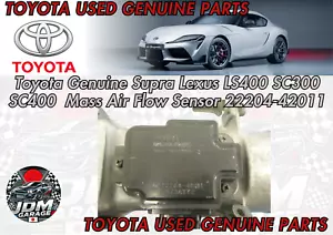 Toyota Genuine Supra Lexus LS400 SC300 SC400 Mass Air Flow Sensor 22204-42011 - Picture 1 of 10