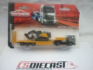 Majorette 1:87th Transporter Series Volvo Low Loader & Volvo Excavator - Picture 1 of 2