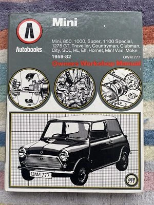 Mini 1959-82 Autobook (Owners workshop manual) OWM777 by Autobooks Hardback - Image 1 of 4
