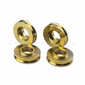 5mm Gold Titan Distanzscheiben für Radial Bremssättel GSXR R1 R6 ZX6R ZX10R CBR - Bild 1 von 2
