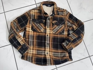 Member's Mark Boys Sherpa Lined Shacket Size 8 Chocolate Brown - Picture 1 of 5