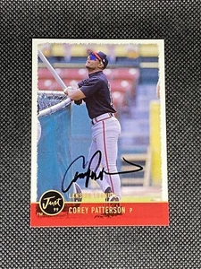 Corey Patterson Lansing Lugnuts 1999 Just Minors Signed Auto Card #120 ~ COA - Picture 1 of 3