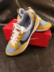 Sneaker NIKE WAFFLE DEBUT RETRO da uomo in pelle scamosciata palestra atletica corsa scarpe basse - Foto 1 di 13