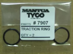 COPPIA ANELLI DI TRAZIONE MANTOVA & TYCO # 7907 RICAMBI ORIGINALI DI FABBRICA IN SCALA HO - Foto 1 di 1