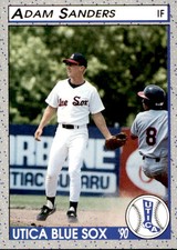 1990 Utica Blue Sox Pucko #6 Adam Sanders Anderson Indiana IN Baseball Card