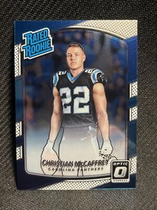 2017 DONRUSS OPTIC CHRISTIAN MCCAFFREY BASE ROOKIE BASE SAN FRANCISCO 49ERS - Foto 1 di 4
