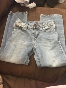 Old Navy loose boot cut jeans girls Size 5 Regular EUC - Picture 1 of 4