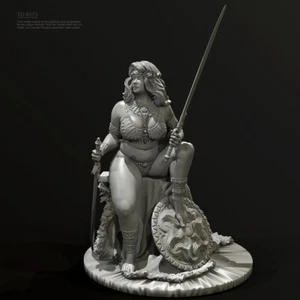 60MM Double Knife Fat Girl Unpainted Model Kits Unassembled YUFAN Garage Kit - Picture 1 of 3