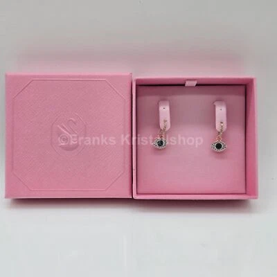 Swarovski Kreolen Ohrringe Böser Blick, Blau, Roségold-Legierungsschicht 5425857 - Bild 1 von 4