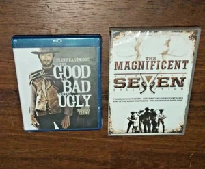 The Good the Bad and the Ugly (1966) Blu-ray + Magnificent Seven New & Sealed. - Picture 1 of 9