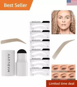 Easy-to-Use Eyebrow Stencil Kit - Natural Look, 6 Popular Shapes, Includes St... - Picture 1 of 11