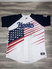 Nolan Ryan Corpus Christi hooks MLB minor league game jersey Autograph Signed