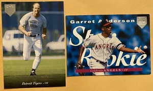 1995 Upper Deck Electric Diamond Parallels Kirk Gibson + Garret Anderson RC - Picture 1 of 2