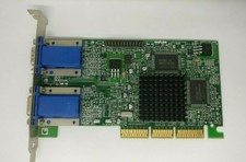 Matrox G450 AGP 4X Dual Head VGA Video Card G45MDHA16DOE6F 16MB