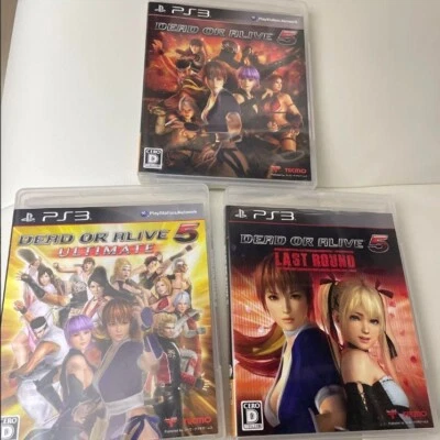 PS3 DEAD OR ALIVE 5, ULTIMATE, LAST ROUND 3games Japan DOA NTSC-J PlayStation3 - Image 1 of 4