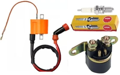 Bobina de encendido + relé solenoide para Suzuki LT-160 Quadrunner LT160 1989-2004 Foto 1 de 3