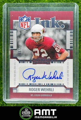 2024 Panini Contenders Roger Wehrli NFL Auto 77/99 St. Louis Cardinals - Image 1 of 3