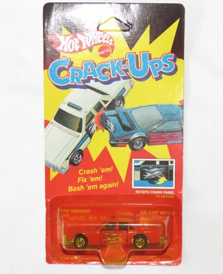 Vintage 1985 Hot Wheels Crack Ups Fire Smasher No 7068 Sealed Unpunched - Bild 1 von 4