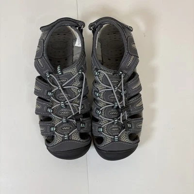 Sandalias deportivas ajustables para mujer Khombu talla 7,5 M gris  Foto 1 de 4