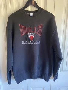 Vintage Chicago Bulls Salem Sportswear Crewneck Sweatshirt – Made in USA – XL - Picture 1 of 8