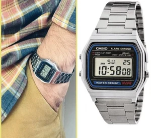 Reloj Casio Retro Digital Unisex A-158W (ADJ) - Imagen 1 de 8