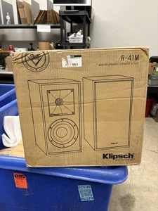 Altavoces de estantería para el hogar Klipsch Reference R-41M, negro texturizado - Imagen 1 de 10