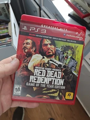 Red Dead Redemption GOTY Edition PS3 Disc Rockstar Hits - Image 1 of 3