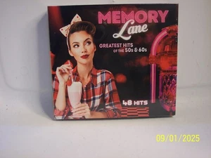 Memory Lane Greatest Hits Of The 50s & 60s (CD, 48 Hits, 2001) Direct Source - Picture 1 of 2