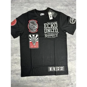 Ecko UNTLD Rhino Graphic Black T-Shirt~ New with Tags M-3XL~ - Picture 1 of 8
