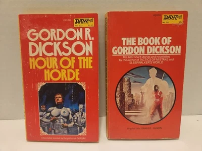 The Book of Gordon Dickson & Hour of the Horde 1973 1978 DAW First Print Sci-Fi Foto 1 de 4