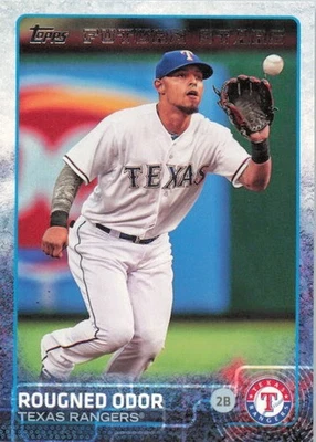 2015 Topps Baseball Series 2 #491 Rougned Odor Texas Rangers - Image 1 of 2