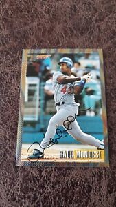 1993 Bowman Raul Mondesi rookie #353 - Los Angeles Dodgers - Autographed!