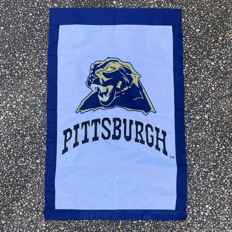 New Pitt  Pittsburgh  Panthers High Quality Applique House Flag 27” By 43” Cover