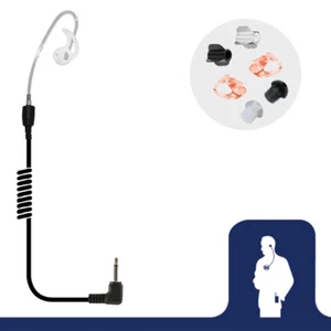 Radio Earpiece, 2.5mm Fox Short Tube Listen Only EP1069SCST, Earphone Connection - Picture 1 of 4