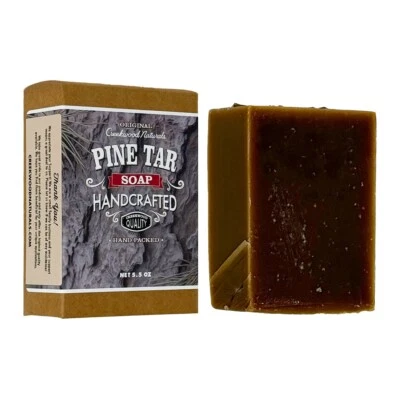Pine Tar Soap - All Natural Perfume Free - Image 1 of 4