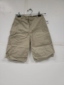 Simply Styled Boys Beige Khaki Uniform Shorts Pockets Elastic Waist Sz 16 NWT - Picture 1 of 11